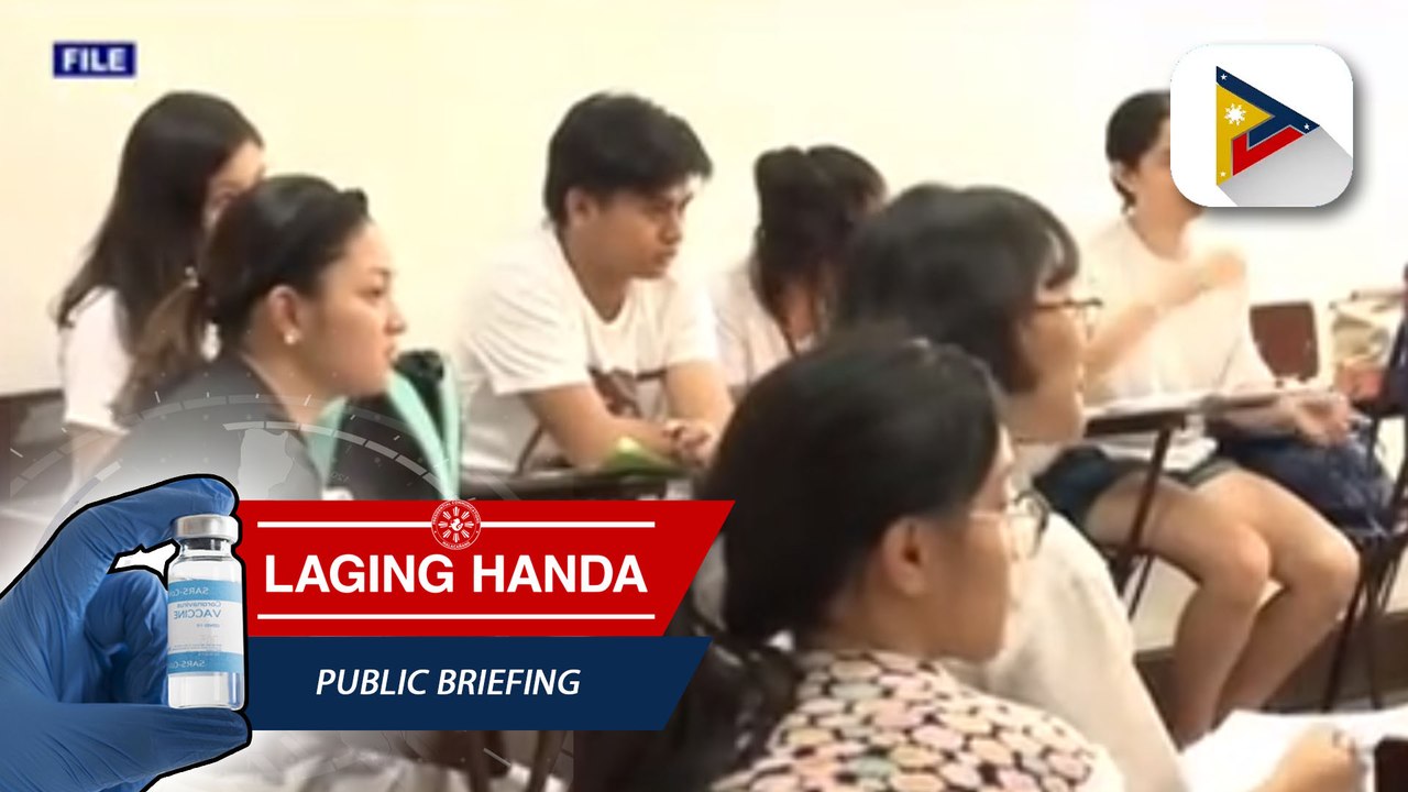 Pagbabalik ng mga estudyante sa face-to-face classes, hindi na dapat gawing komplikado ayon kay Sen. Bong Go