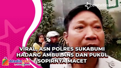 Viral, ASN Polres Sukabumi Hadang Ambulans dan Pukul Sopirnya Macet