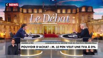 Pouvoir d'achat : Marine Le Pen veut une TVA à 0%