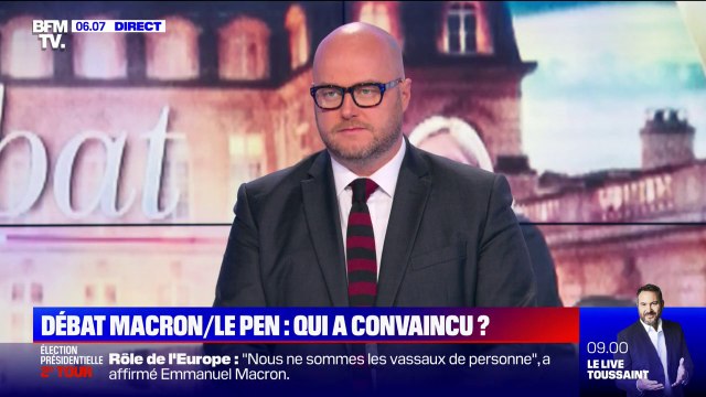 Débat Macron/Le Pen: un avantage assez net pour Emmanuel Macron, sans pour autant être une victoire écrasante