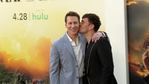Dustin Lance Black and Tom Daley attend FX’s “Under the Banner of Heaven” red carpet premiere in Los Angeles