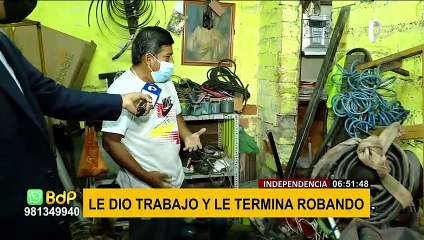 Robo en cerrajería de Independencia: extranjero se lleva herramientas que bordean los S/ 1.500