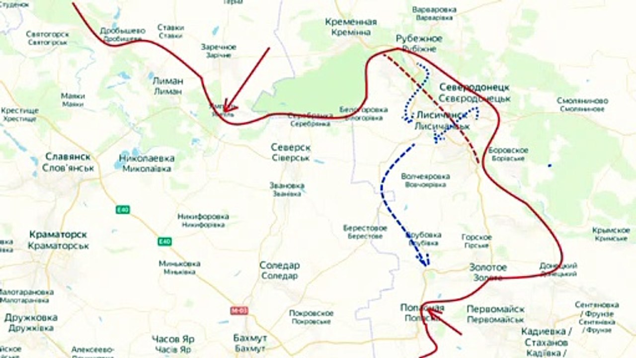 Ситуация на фронтах Украины на 20.00 20 апреля