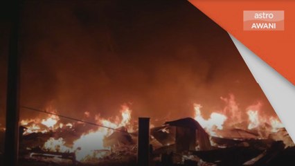 Kebakaran | 10 blok penempatan sementara musnah
