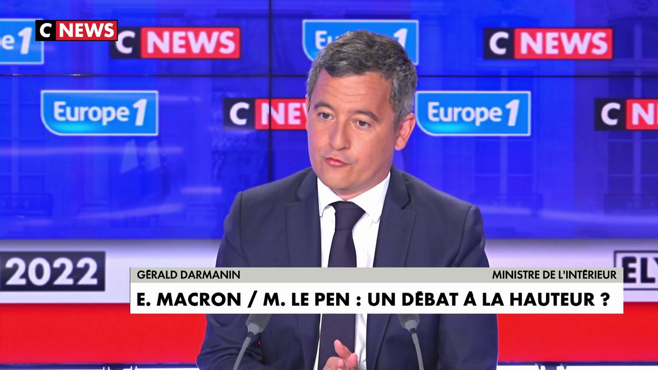 Gérald Darmanin : «Je pense que c’était un débat intéressant, on a vu deux visions très différentes de la société et du monde»