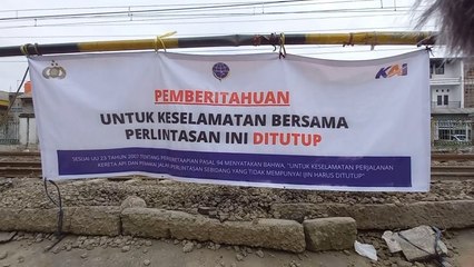 Usai Insiden Mobil Tertabrak KRL, KAI Tutup Permanen Perlintasan Rawa Geni