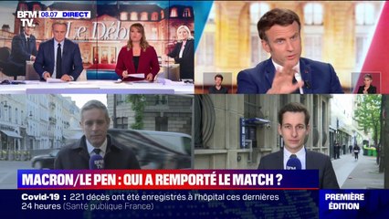 Ce que disent les entourages d'Emmanuel Macron et Marine Le Pen du débat de l'entre-deux-tours