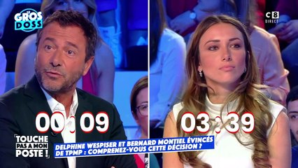 Bernard Montiel dans "Touche pas à mon poste", le 20 avril 2022, sur C8