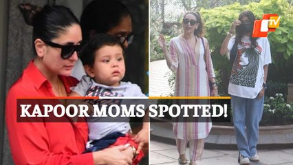 WATCH | Kareena, Karishma & Neetu Kapoor Papped With Kids In Mumbai