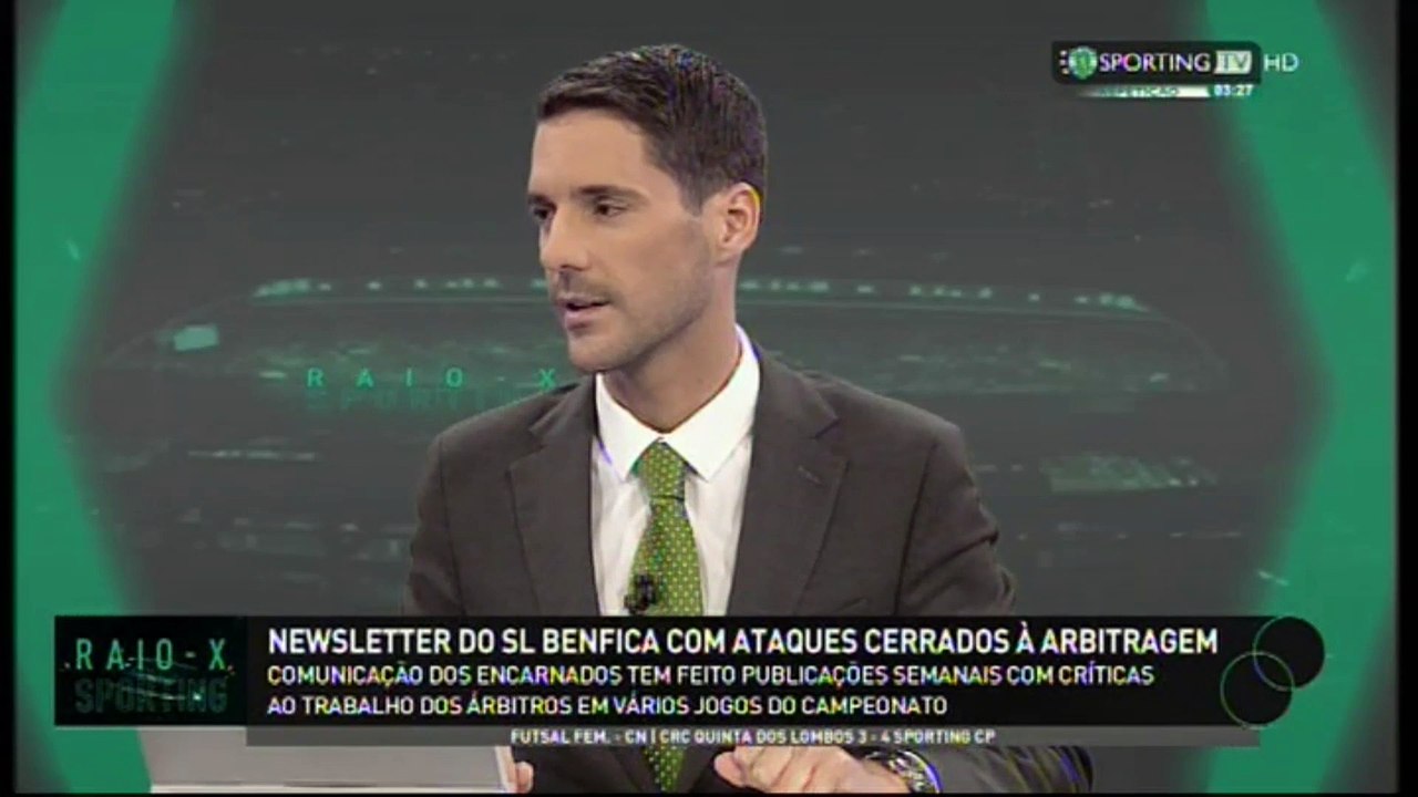 DERROTA COM BENFICA PROVOCA AZIA TOTAL NA TV DO SPORTING DE LISBOA