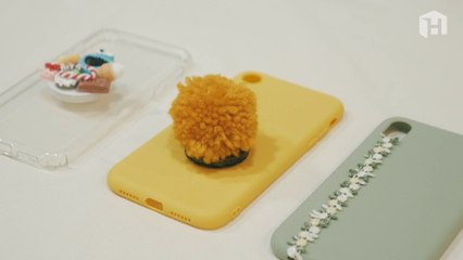 내 마음대로 만드는 그립톡 3종 세트, 쿠키몬스터, 스트랩, 토끼꼬리