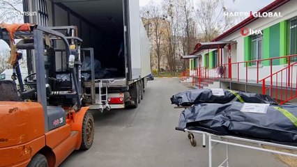 Buça'da morglar doldu, cansız bedenler tırlarda bekletiliyor