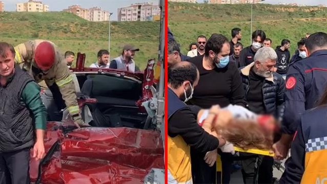 Otomobil tıra arkadan çarptı! Kanlar içinde kalan kadın sürücü yaşamını yitirdi