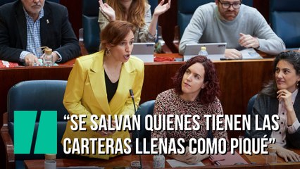 Mónica García: "Se salvan quienes tienen las carteras llenas como Piqué"