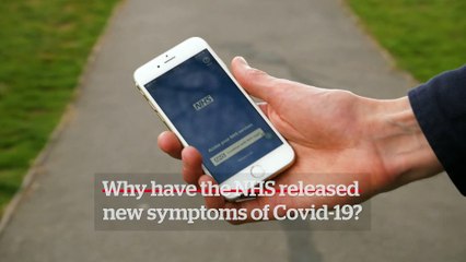 Why have the NHS released new symptoms for Covid-19?