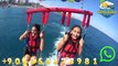 2 little girls experiencing the magnificent view of Antalya with Parasailing ( Hasan Yağmur )