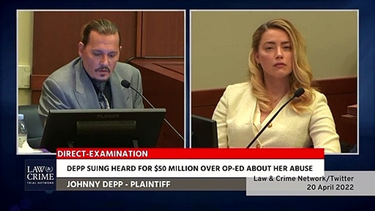 Johnny Depp and Amber Heard react to recording of the couple arguing over Heard abusing Depp