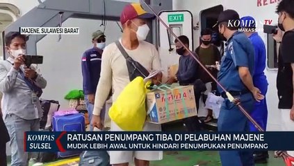 Ratusan Penumpang Mudik Lebih Awal Untuk Hindari Penumpukan