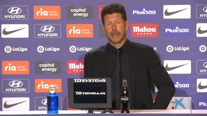 Simeone: "Buscamos darle la vuelta pero no encontramos la tecla"
