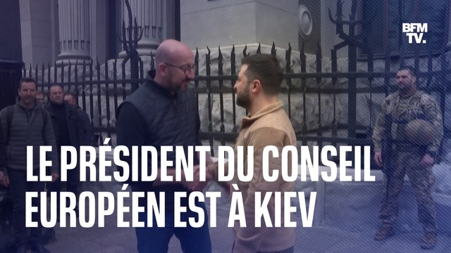Charles Michel assure à Volodymyr Zelensky que l'Union européenne fera tout pour que l'Ukraine gagne la guerre