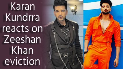 Karan Kundrra reacts on Zeeshan Khan eviction