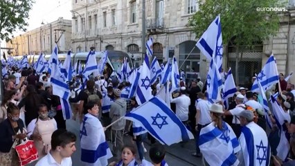 Israels Polizei stoppt umstrittenen Flaggenmarsch