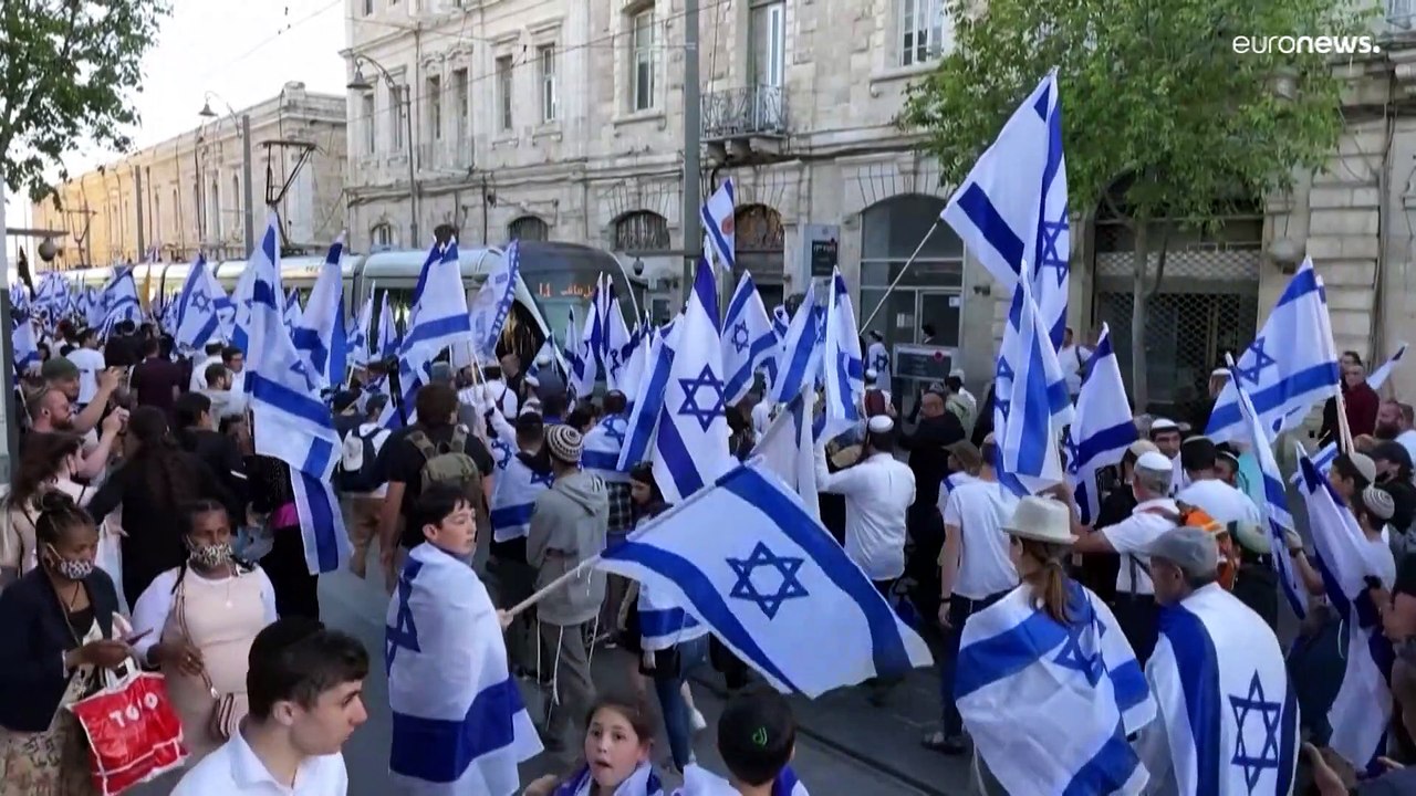 Israels Polizei stoppt umstrittenen Flaggenmarsch