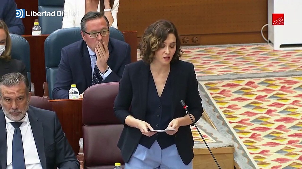 Ayuso, a Mónica García: Madrid "no es el lugar de sinvergüenzas, borrachos, homófobos"