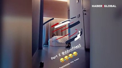 Hakan Çalhanoğlu'ndan oda arkadaşını panikleten şaka