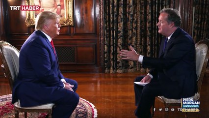 Eski ABD Başkanı Trump sinirlenip röportajı terk etti
