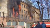 Son dakika haberleri | Rusya Savunma Bakanlığı'na ait araştırma enstitüsünde yangın: 2 ölü, 30 yaralı