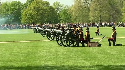 Queen's 96th birthday marked by 41-gun salute in Hyde Park