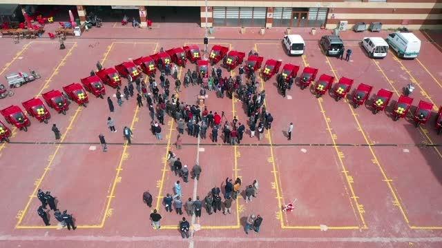 Edirne'nin Keşan ilçesinde atlar yük taşımaktan kurtuldu
