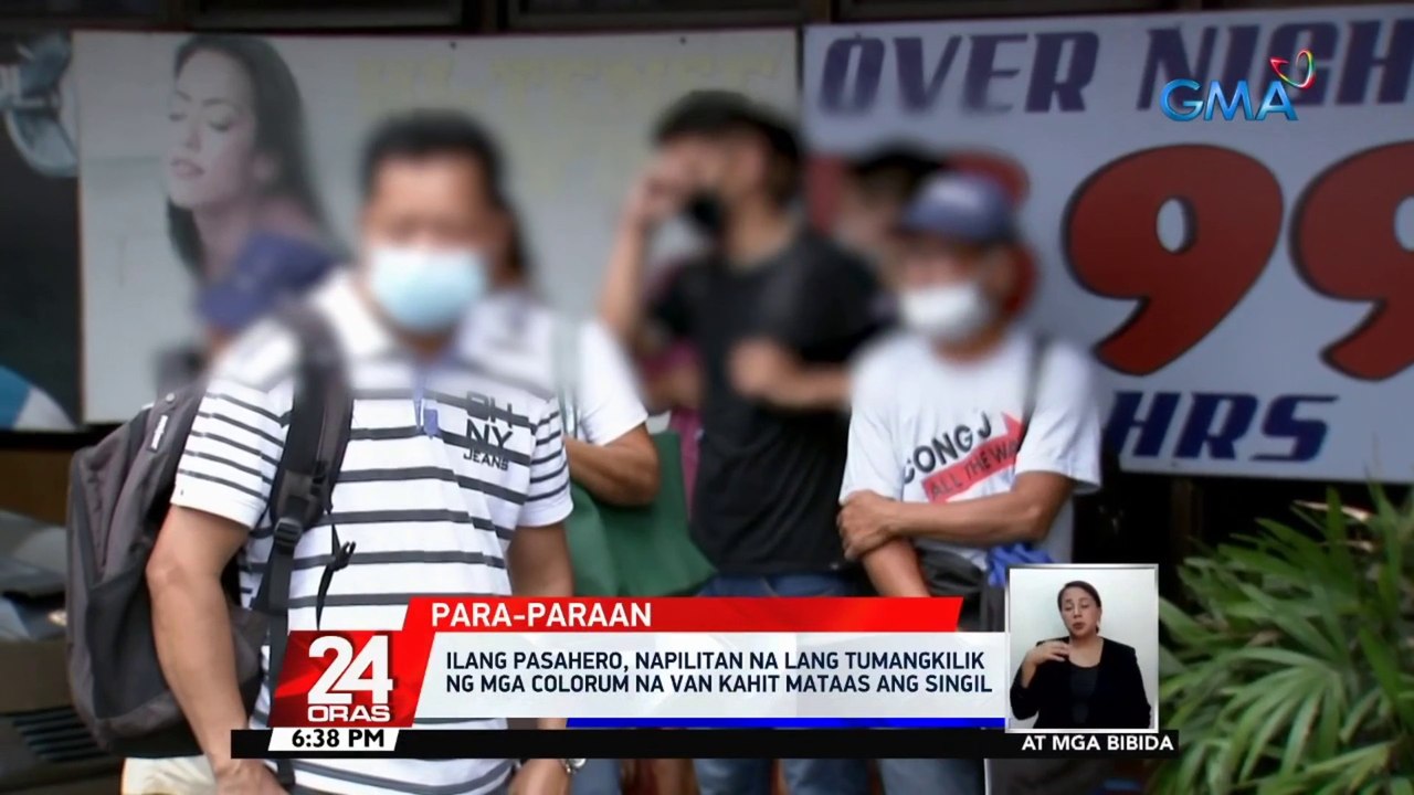 Ilang pasahero, napilitan na lang tumangkilik ng mga colorum na van kahit mataas ang singil | 24 Oras