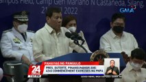 Pres. Duterte, pinangunahan ang 43rd Commencement Exercises ng PNPA | 24 Oras