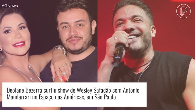 Deolane Bezerra leva novo amor para show de Wesley Safadão. Veja fotos do casal!