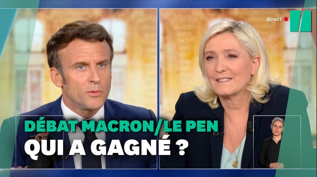Débat de l'entre-deux-tours: entre Macron et Le Pen, qui a gagné?