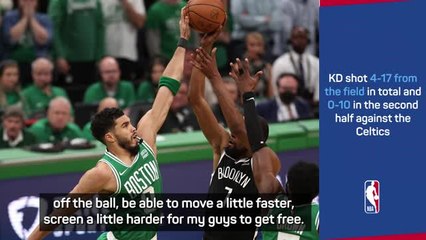 Durant looking for ways to unpick stern Celtics defense