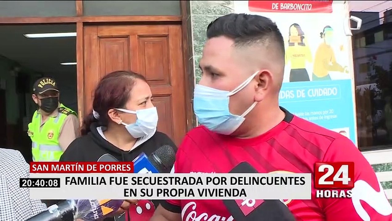 SMP: secuestran a familia dentro su propia casa para robar dinero y objetos de valor