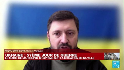 Replay : la conférence de presse du maire de Marioupol alors que la ville est sur le point de tomber