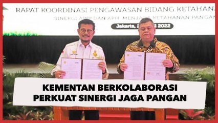 Dorong Kesejahteraan Petani, Kementan Berkolaborasi Perkuat Sinergi Jaga Pangan