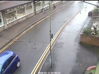 CCTV shows attempted murderer walking to nail bar after attack