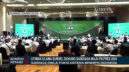 Ijtima Ulama Sumsel Dukung Sandiaga Uno Maju Pilpres 2024
