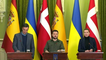 Sánchez anuncia el envío a Ucrania de más armamento con el buque "Ysabel"