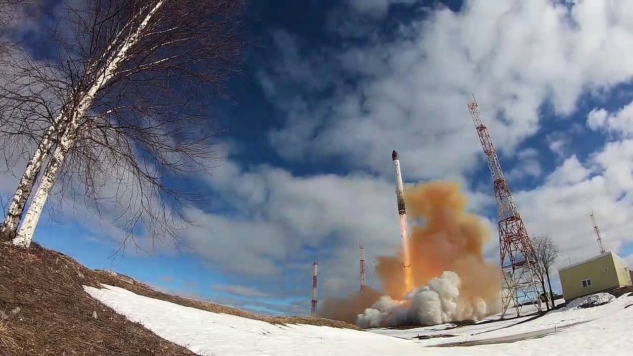 Russia launches Sarmat intercontinental land-ba...