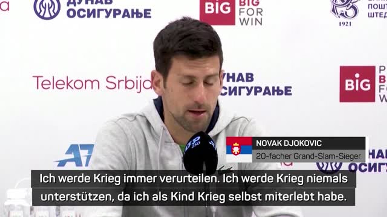 Djokovic kritisiert “verrückten” Wimbledon-Bann