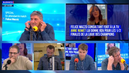 Felice Mazzù consultant TV: le message d'Anne Ruwet