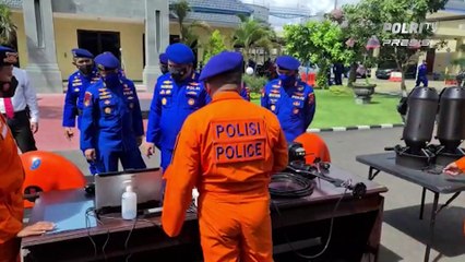 Ditpolairud Polda Jatim Gelar Apel Pengaman Operasi Ketupat 2022