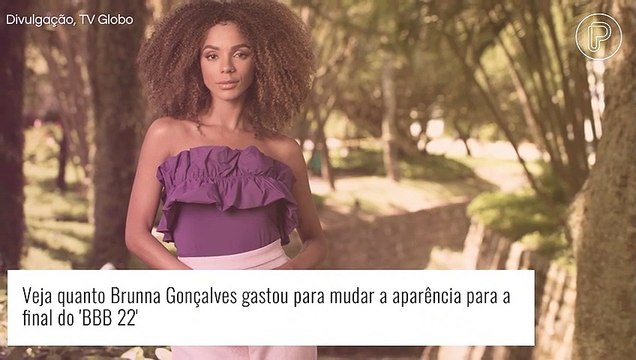 Brunna Gonçalves retoca harmonização facial e aumenta os lábios para final do 'BBB 22'. Veja!