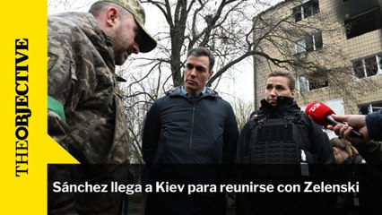 Sánchez llega a Kiev para reunirse con Zelenski